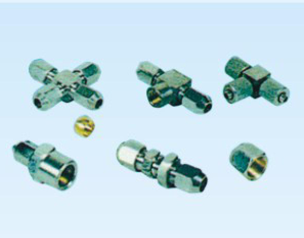 HYG銅制卡套式氣動管路接頭