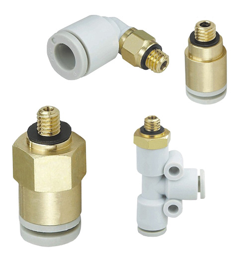 接頭KQ2E16-04A、KQ2H16-04AS、KQ2L16-04AS